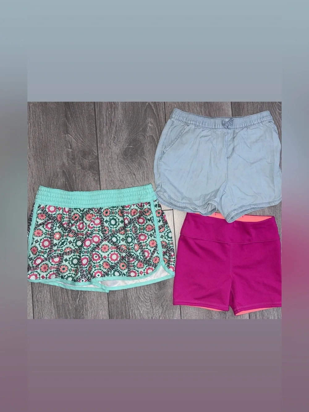 Girls Lot of 3 Pairs Shorts Size 12- Children’s Place & Various Brands